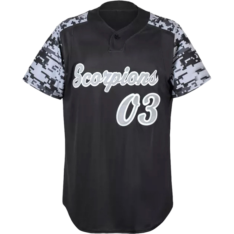 Camo Sleeve Printed Baseball Uniforms